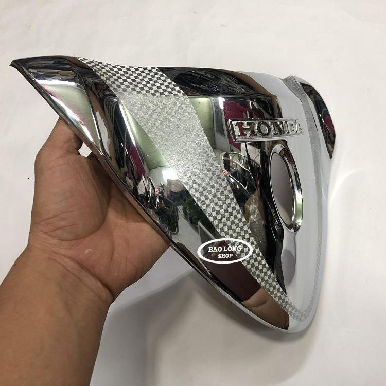 Ốp mặt nạ xi inox gắn sh mode