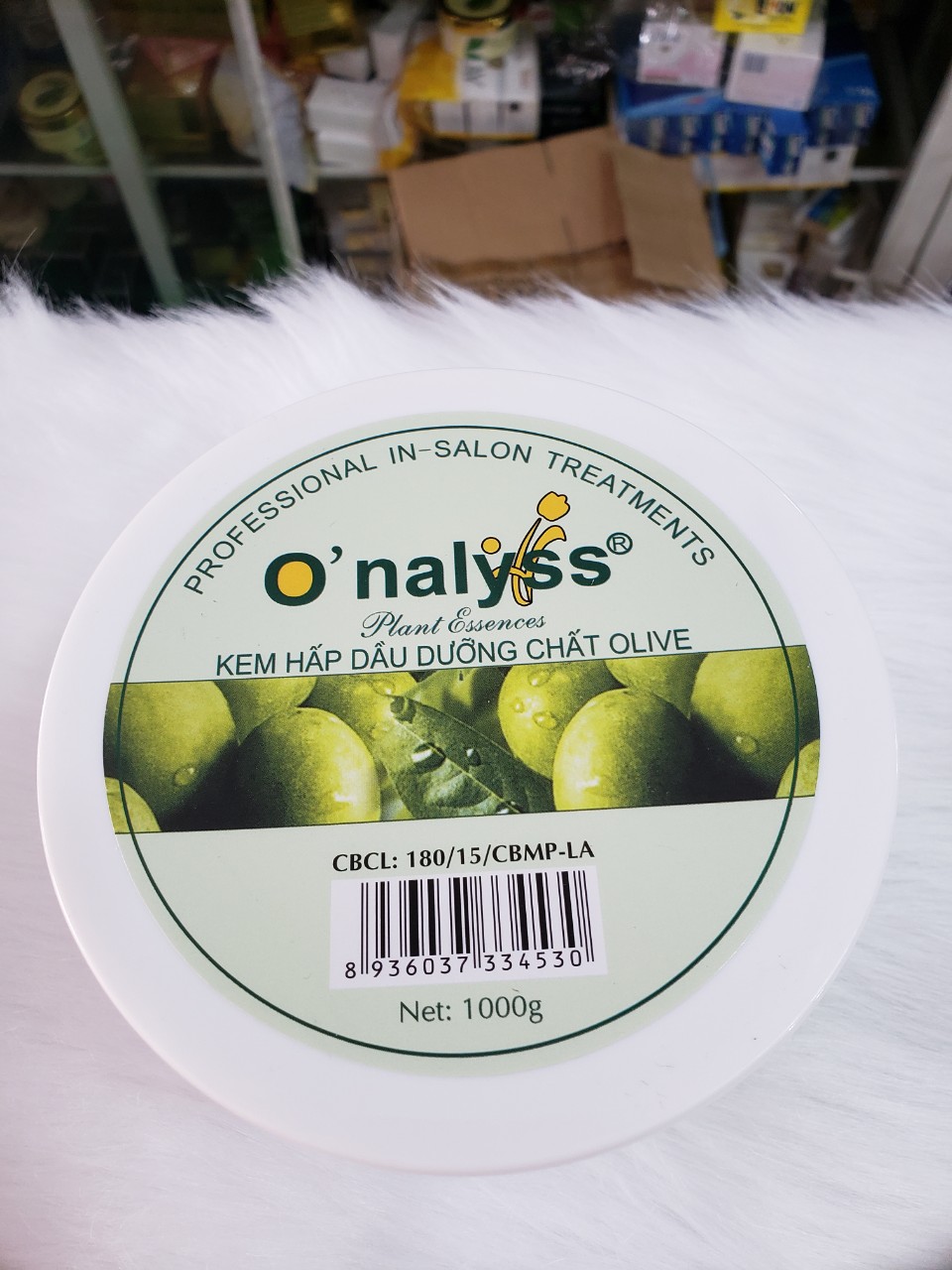 [HCM]KEM HẤP DẦU ONALYSS DƯỠNG CHẤT OLIVE 1000G