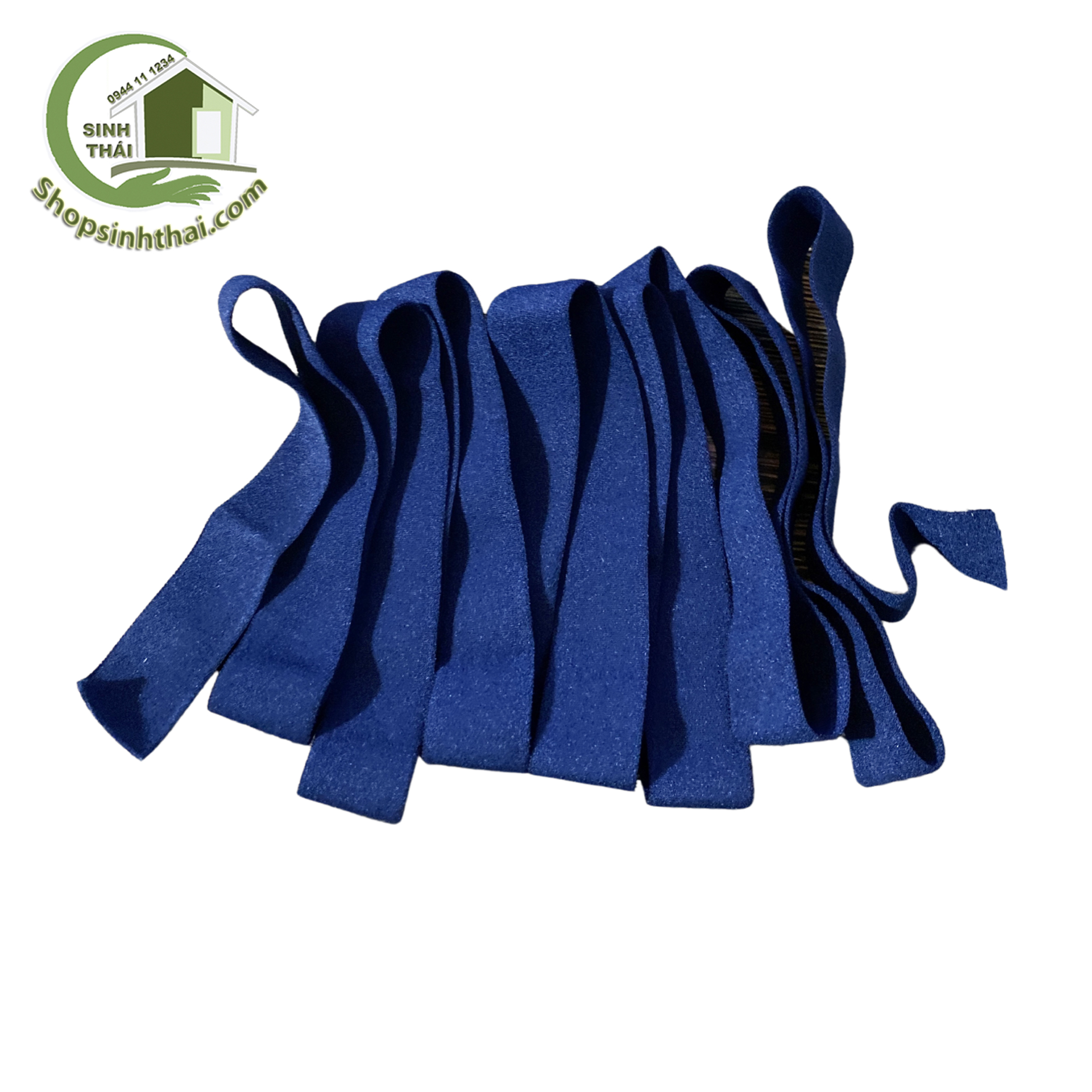 [HCM]Dây thun may đồ - dây chun luồn quần - màu xanh - bản to 2cm [ 1 mét ] cắt thành 1 dây dài tùy số lần đặt