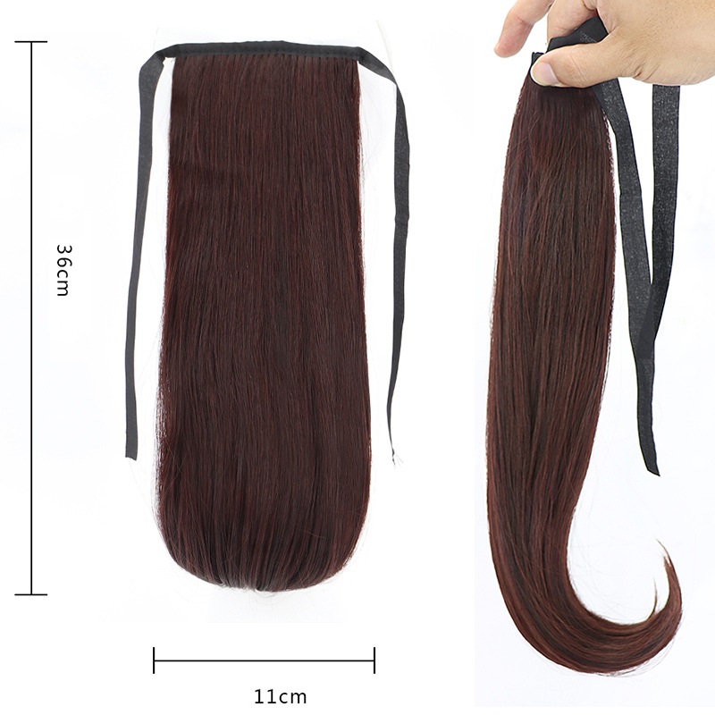 Tóc giả cột đuôi cúp D12 😍FREESHIP😍 buộc tóc giả đuôi cụp, đuôi tóc giả nữ thời trang