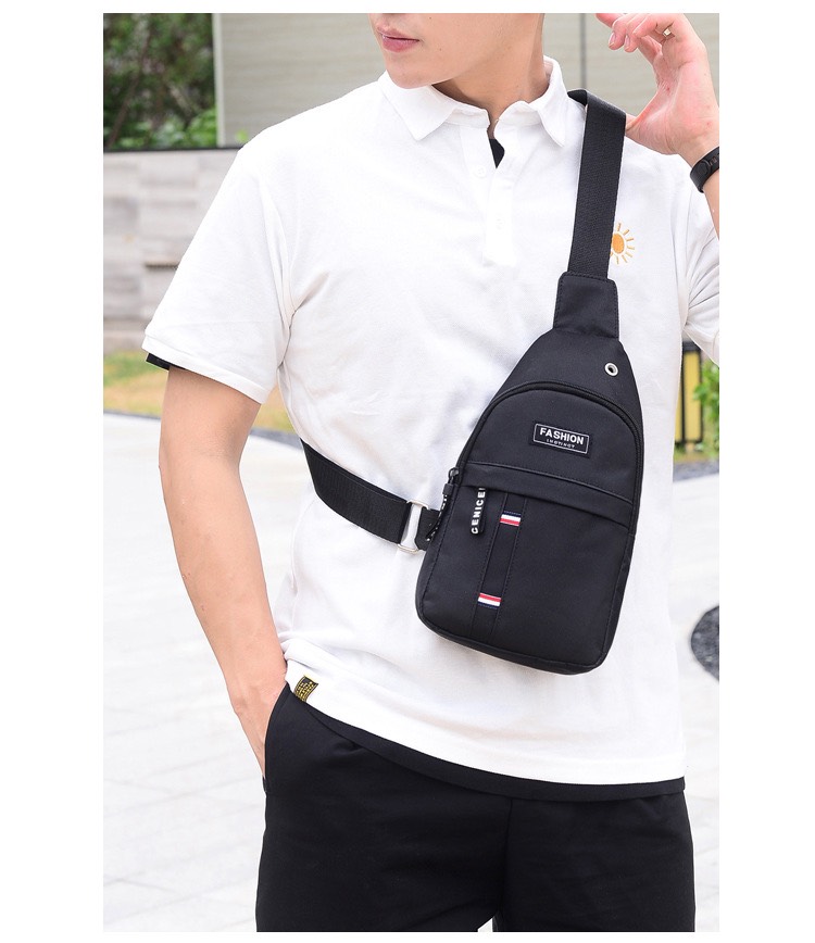 Túi đeo chéo nam nữ logo cờ - balo mini logo cờ