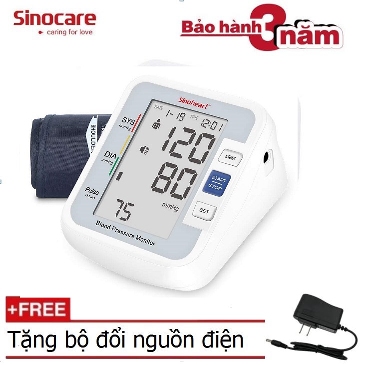 Máy đo huyết áp điện tử bắp tay Sinoheart BA
