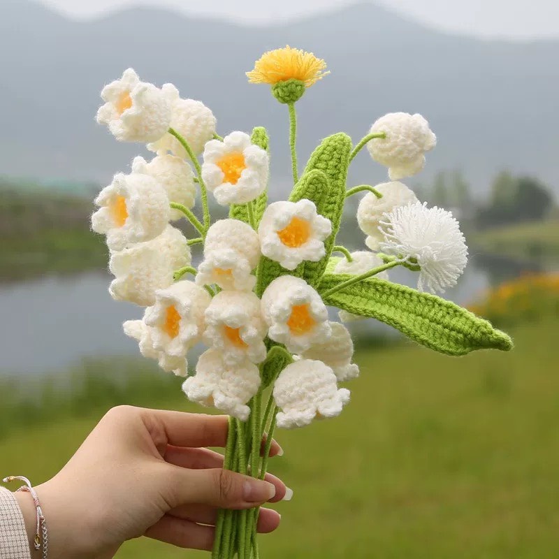 20 dây thép mỏng, kẽm màu làm hoa
