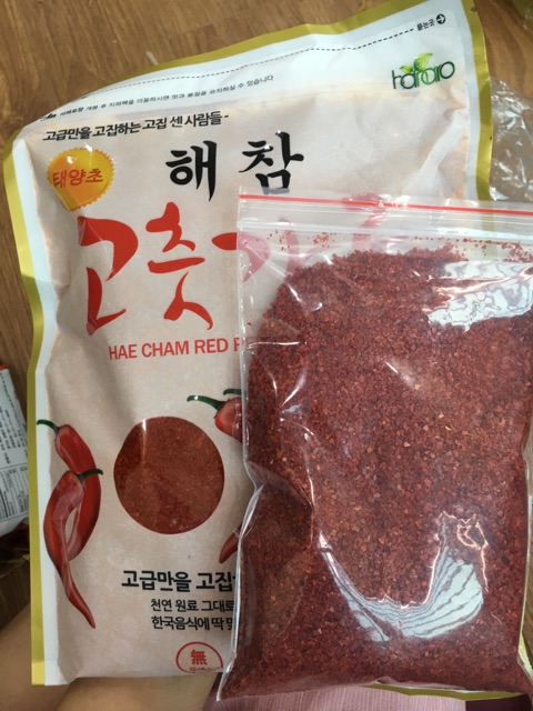 Bột ớt Hàn Quốc Loại Vảy (gói 100g tách lẻ)