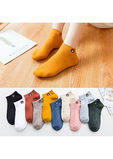 [HCM]Combo 5 đôi tất gấu xinh xắn