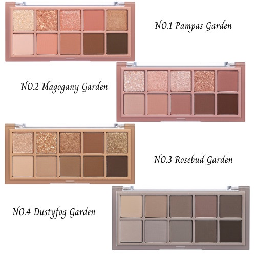 Bảng Phấn Mắt 10 Ô Siêu Lấp Lánh Romand Better Than Eye Palette