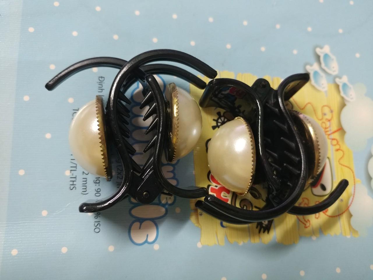 [HCM]Kẹp tóc ngọc trai đơn giản