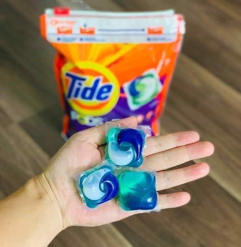Viên giặt Tide Pods Mẫu mới Mỹ