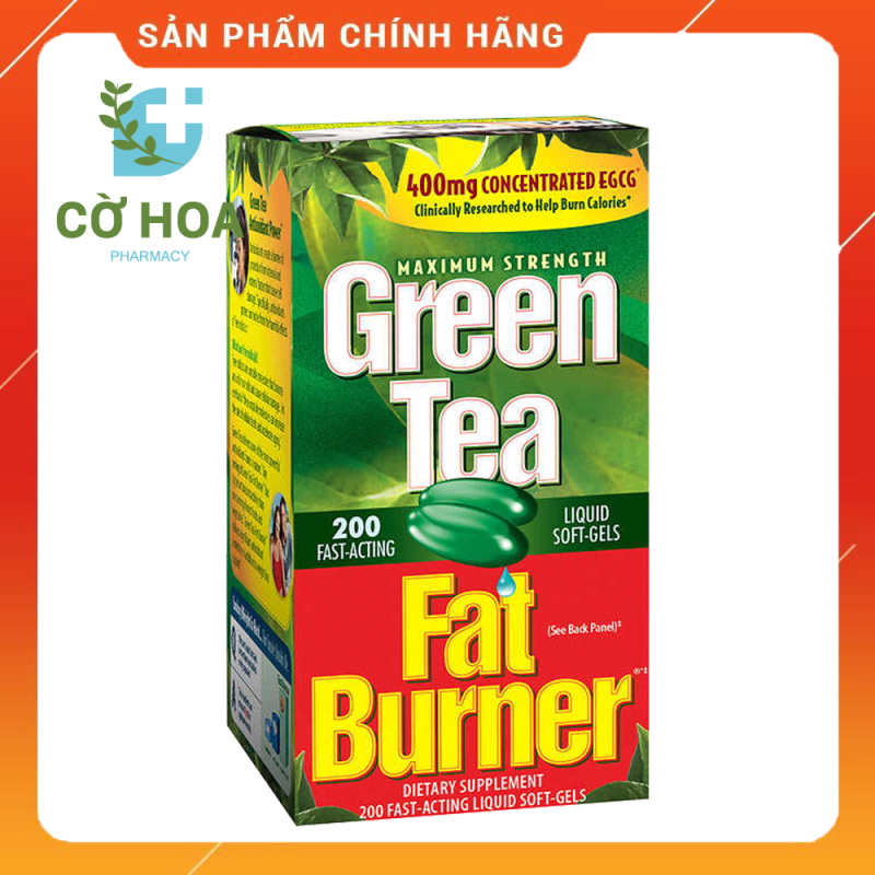 Giảm mỡ bụng Green Tea Fat Burner - Hộp 200 viên cao cấp