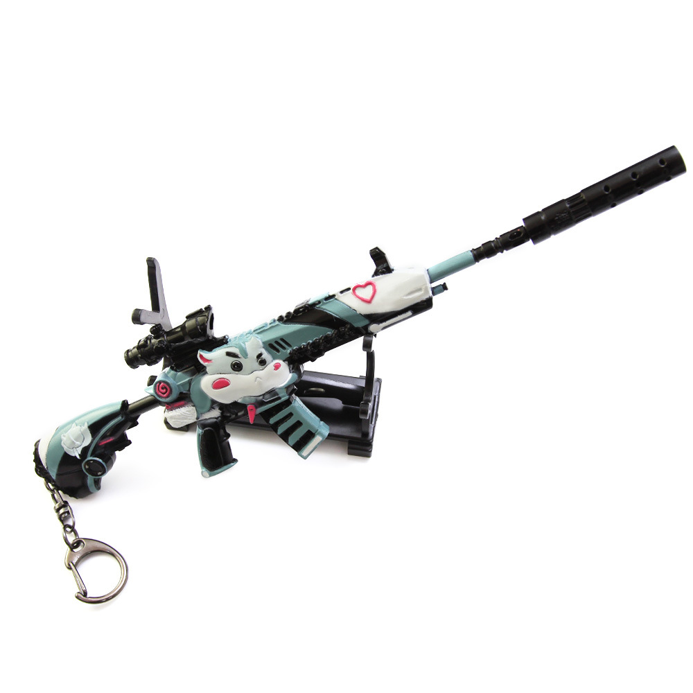 [Hot] Mô hình M416 Hamster cực chất móc khóa PUBG trưng bày pupg