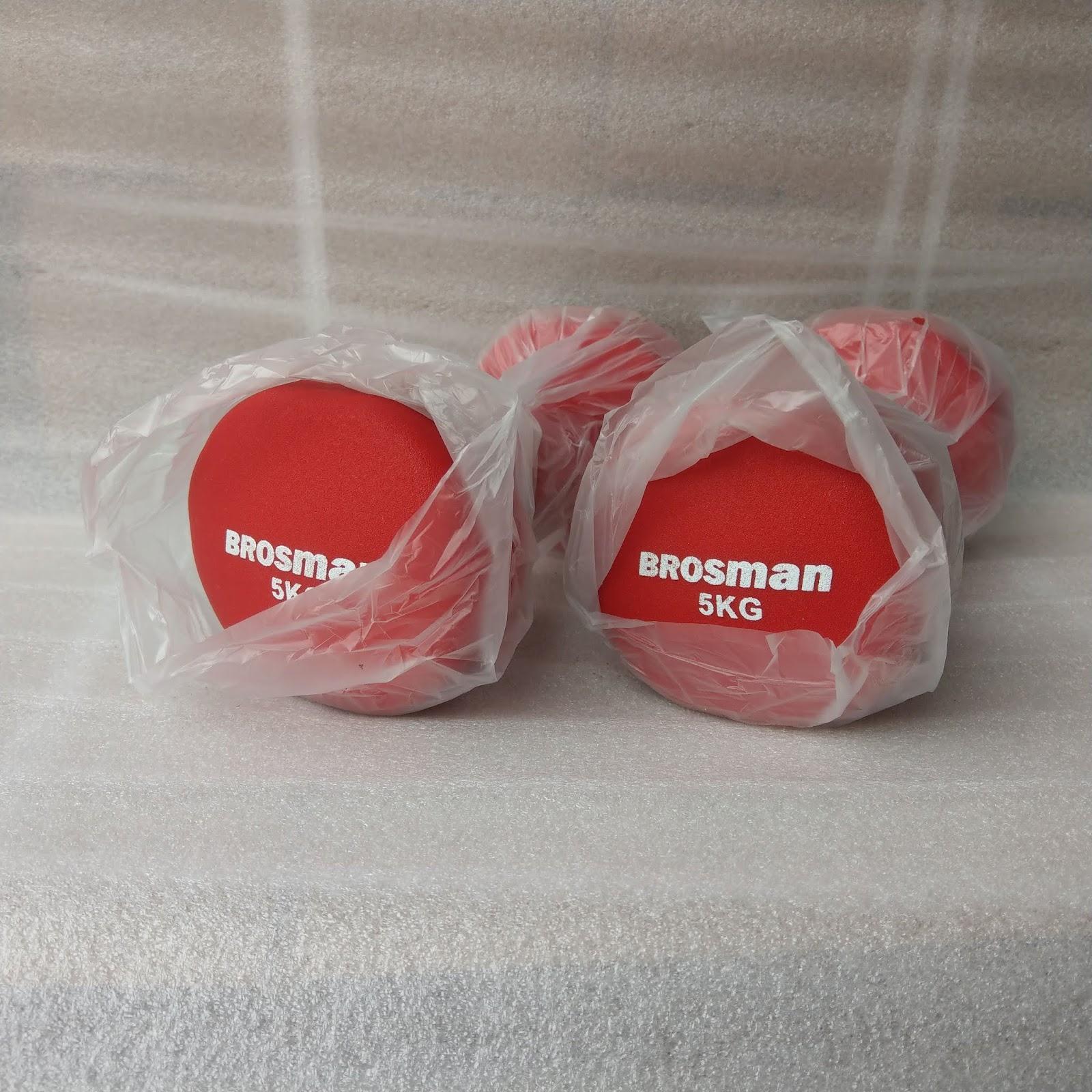 Tạ tay Brosman 5 Kg (Đỏ)