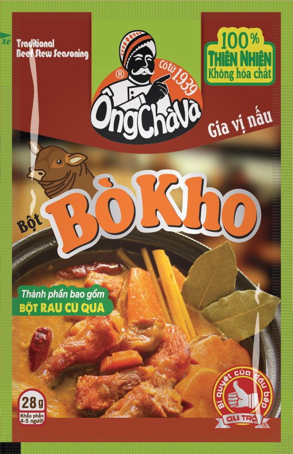 Bột bò kho Ông Chà Và 28g