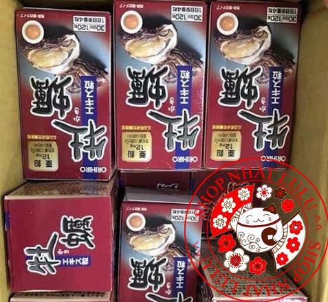 Hộp đựng Viên uống Tinh Chất Hàu Tươi Orihiro Nhật Bản