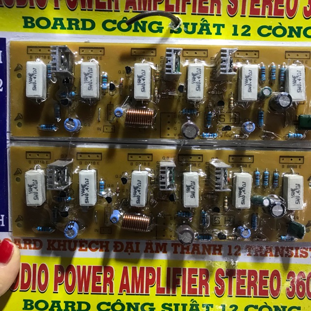 Mạch công suất 360w 12 sò