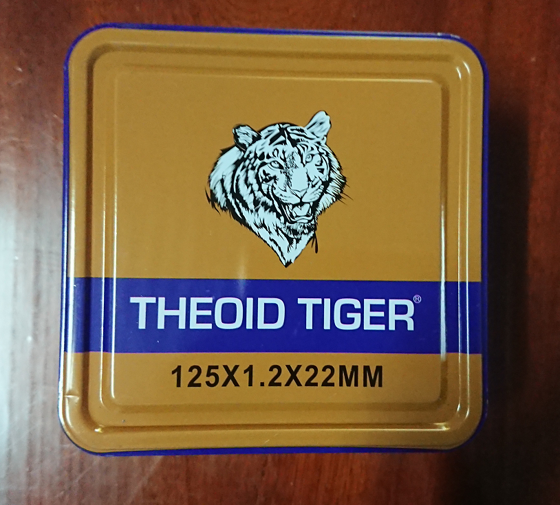 [HCM]Đá cắt Tiger 12 tấc (Hộp kim loại 50 viên) hàng chính hãng Tiger.
