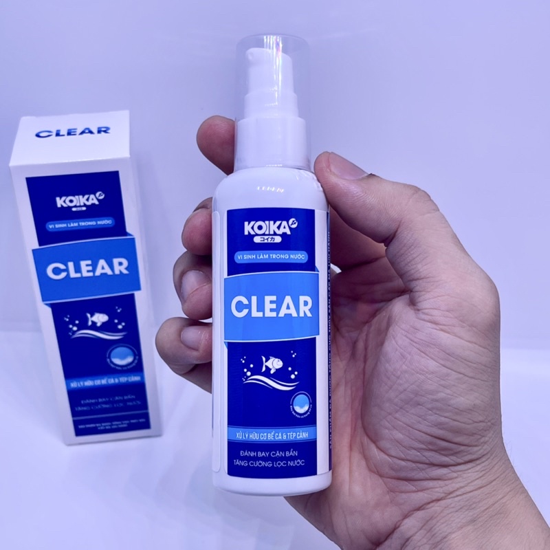 KoiKa Clear - Vi Sinh Làm Trong Nước Cho Hồ Cá ( Chai 105ML )
