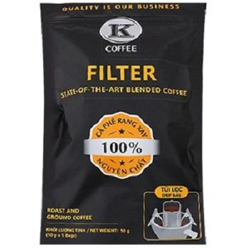 CÀ PHÊ PHIN GIẤY, K FILTER TÚI 50g