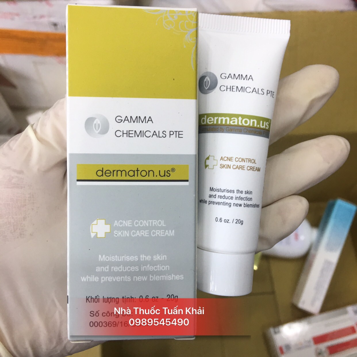 Kem Ngừa Mụn Ngừa Thâm DERMATON US- 20g