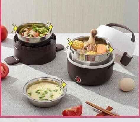 CẶP LỒNG Ủ CƠM 3 TẦNG INOX CẮM ĐIỆN