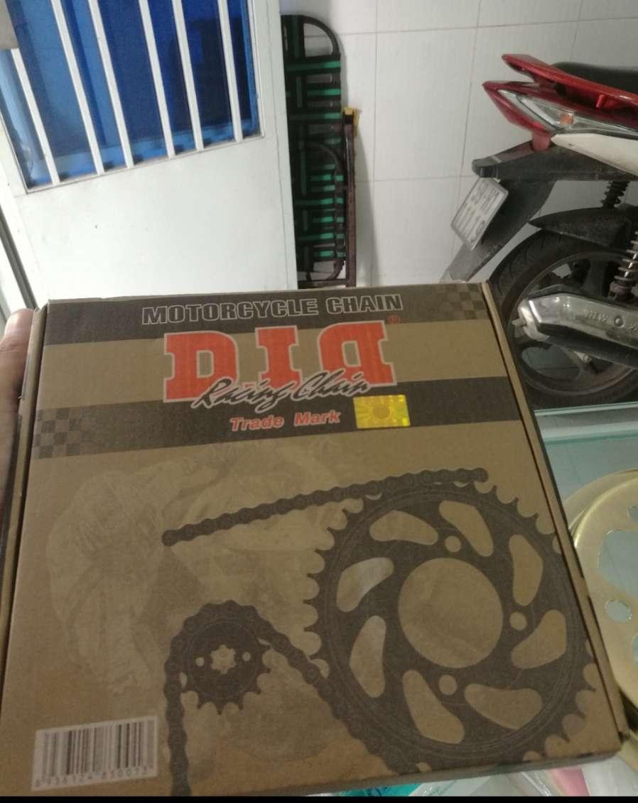 nhông sên đĩa did exciter 150 (sên 10 li)