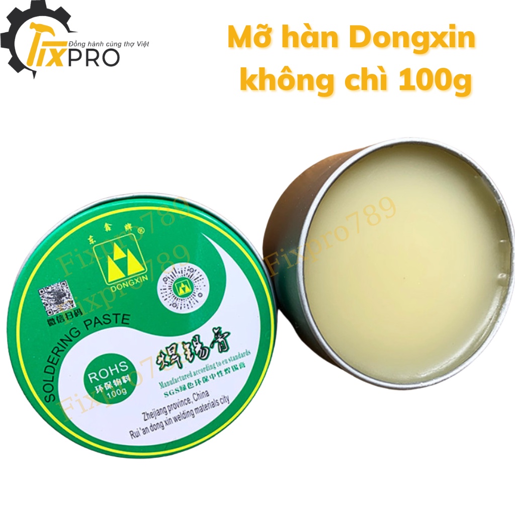 Mỡ hàn con gà trống không chì 100g chất lượng tốt.