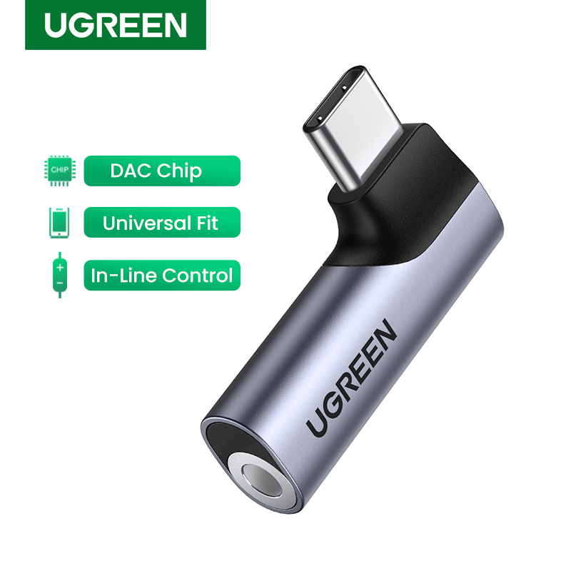 Mua 1 vẫn Freeship UGREEN USB C to 3.5mm Audio Adapter Type C Aux