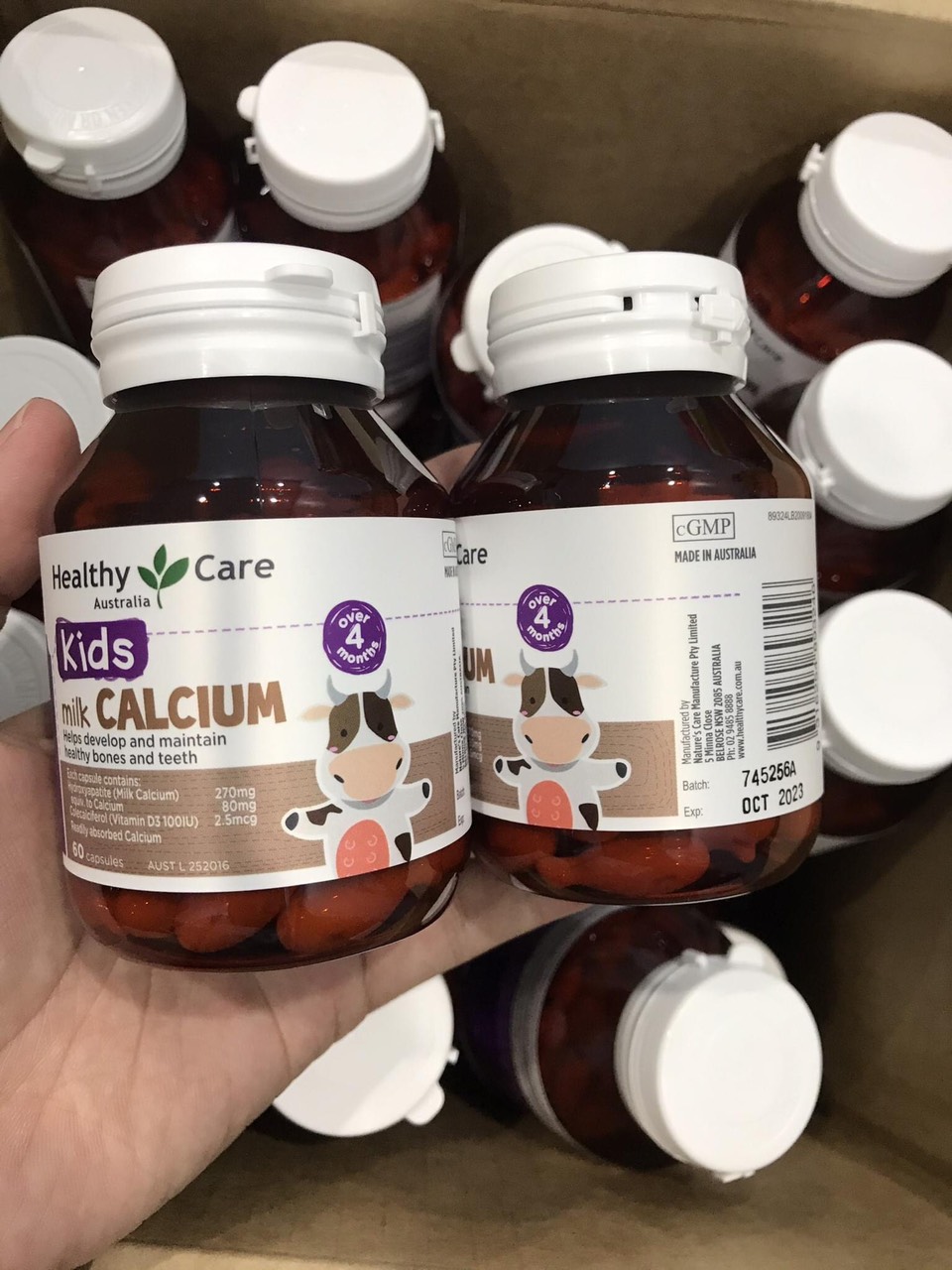 Bộ đôi canxi và Dha nhà Healthy care