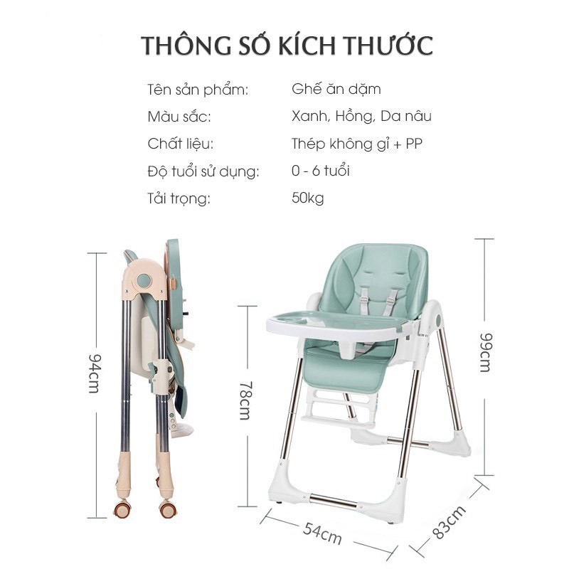 Ghế ăn dặm cao cấp BestBaby GA002