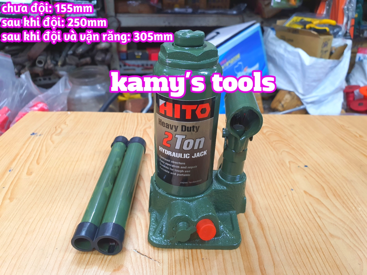 Kích con đội thủy lực 2 tấn