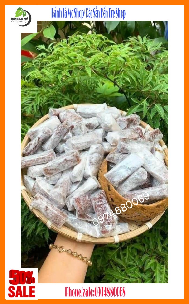 (FREESHIP) 100gr kẹo gừng dẻo phấn ( kẹo da trâu) - ĐẶC SẢN BẾN TRE SHOP