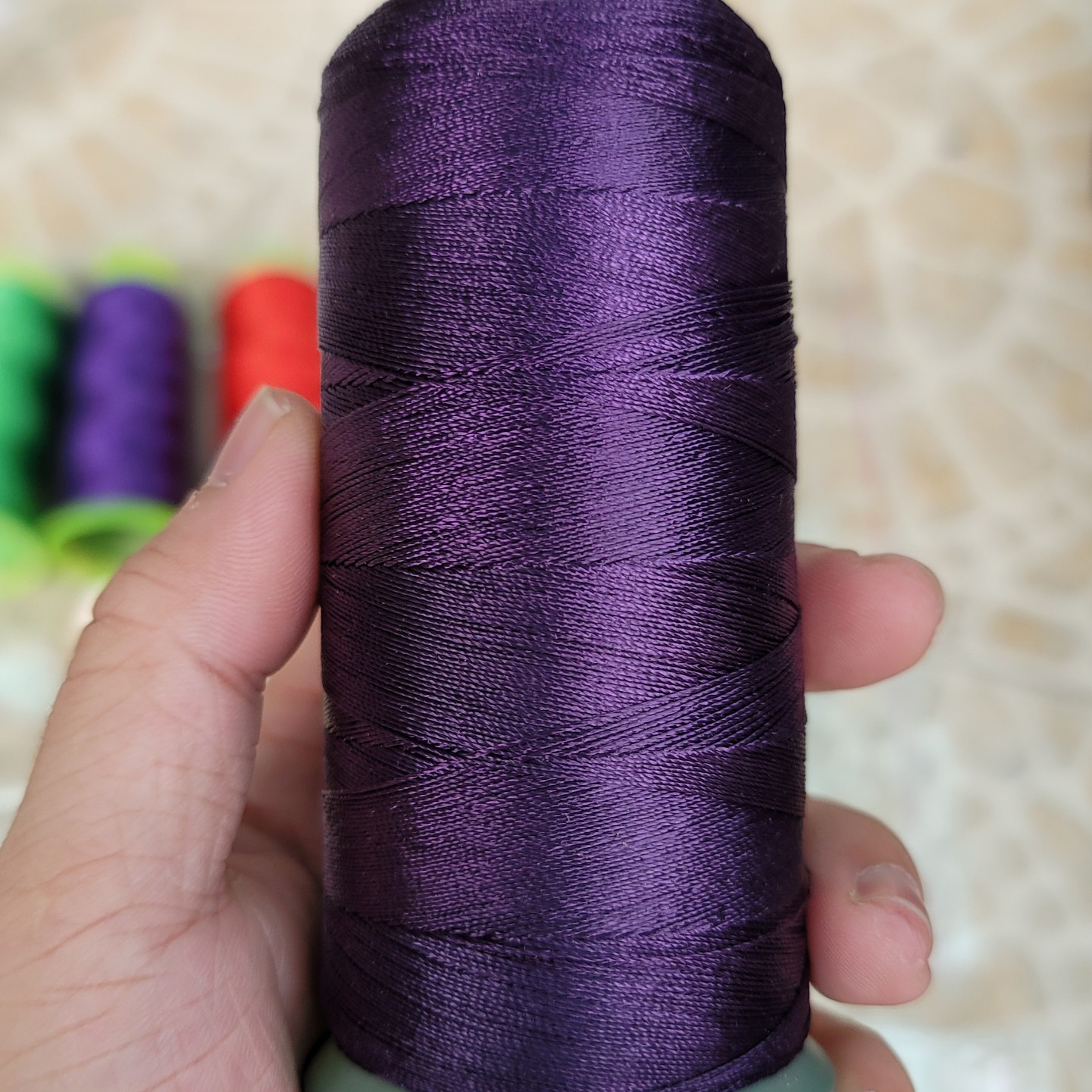 Chỉ nylon 210D/3 làm handmade