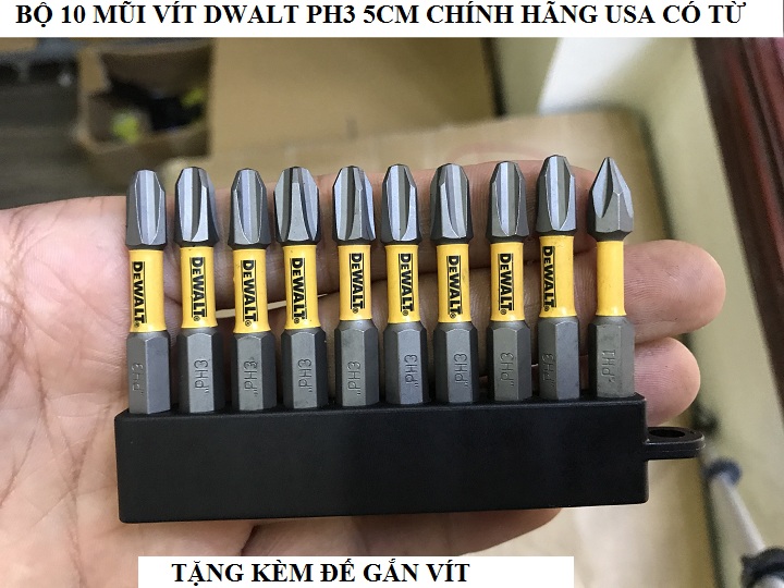 10 Mũi Bắn Vít DeWalt PH3 dài 5cm