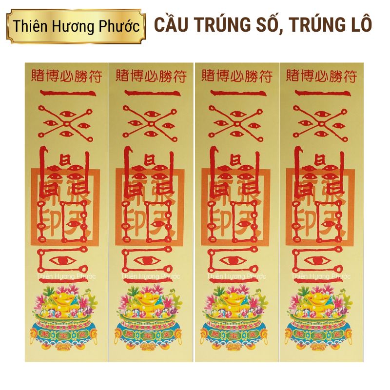 Cúng cầu trúng số trúng lô 1 lá