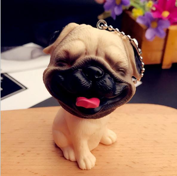 Móc khóa chó vàng mặt xệ CUTE