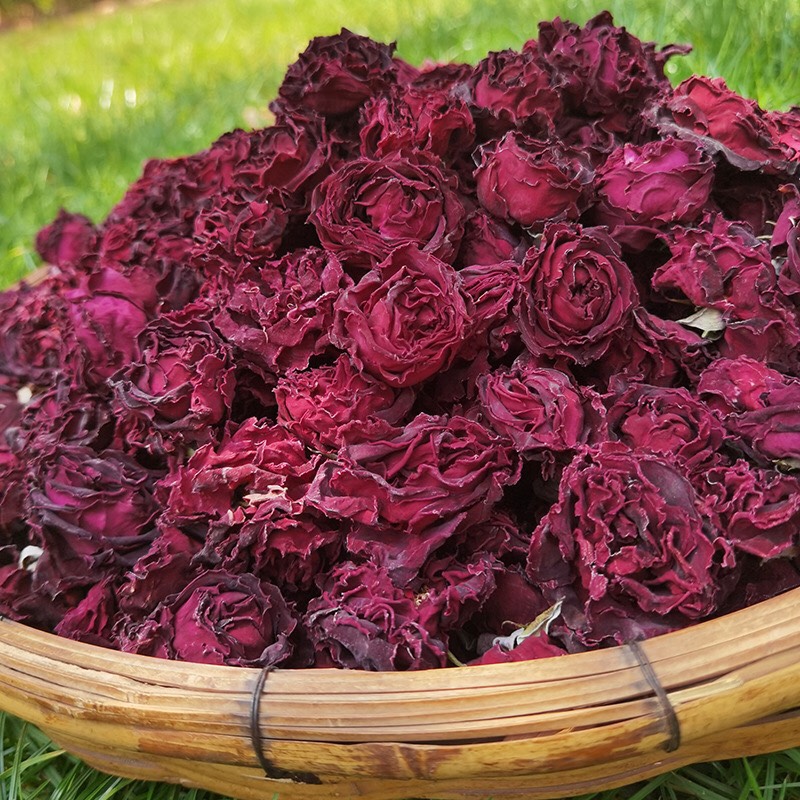Trà hoa hồng đỏ nguyên bông 100g