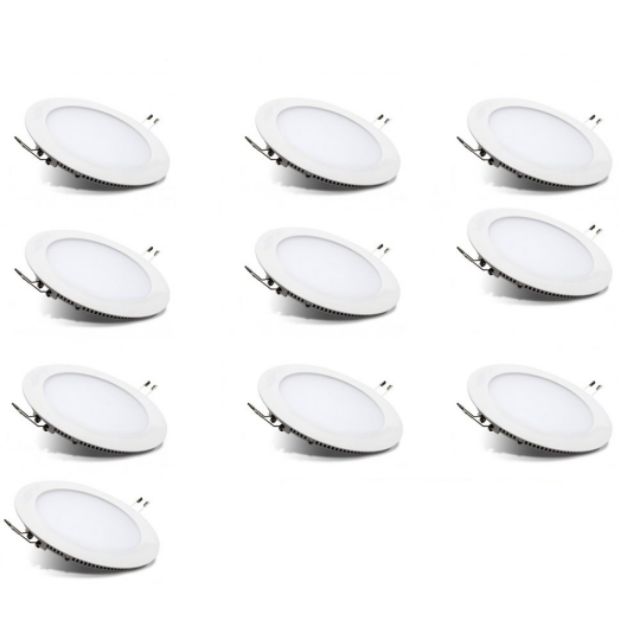 5 bộ đèn led âm trần 9w tròn