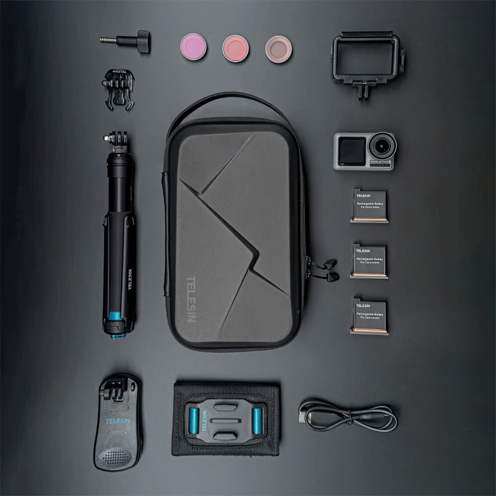 HỘP ĐỰNG GOPRO VÀ PHỤ KIỆN TELESIN