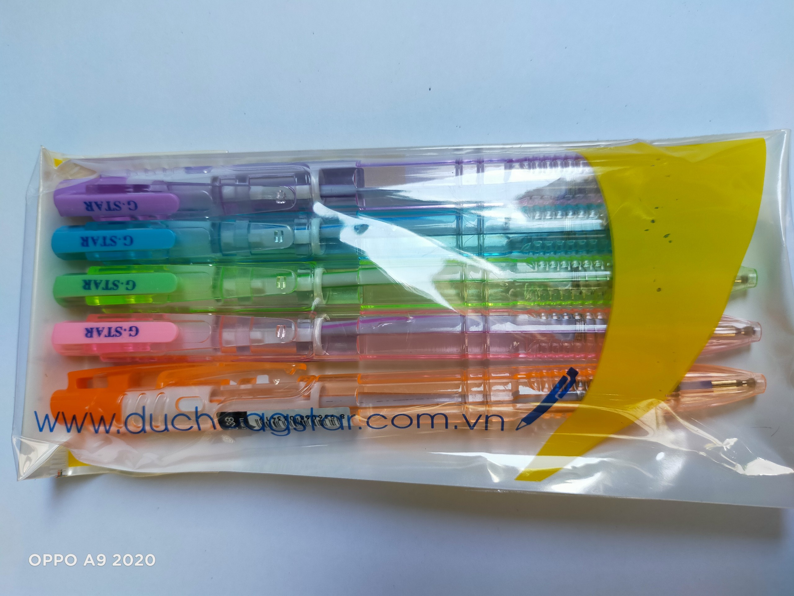 COMBO 5 CÂY VIẾT BI XANH OG-38 (THÁI LAN)