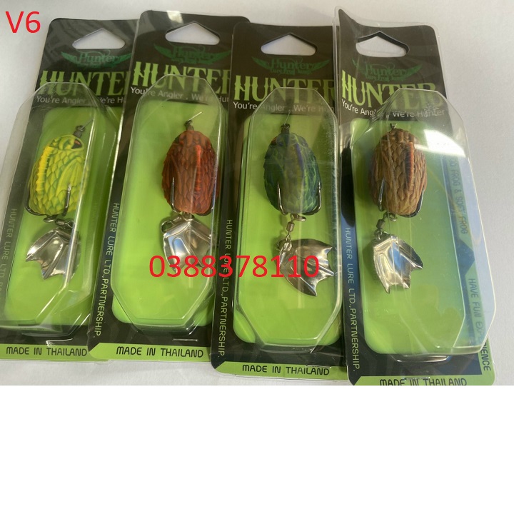 Mồi Câu Cá Hunter V4 - V5 - V6 Hàng Chuẩn Thái Lan