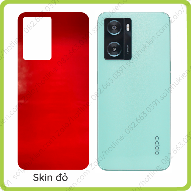 Miếng dán mặt lưng skin carbon Oppo A57 2022 (4G/5G) / A77 (4G 5G)/ A77s