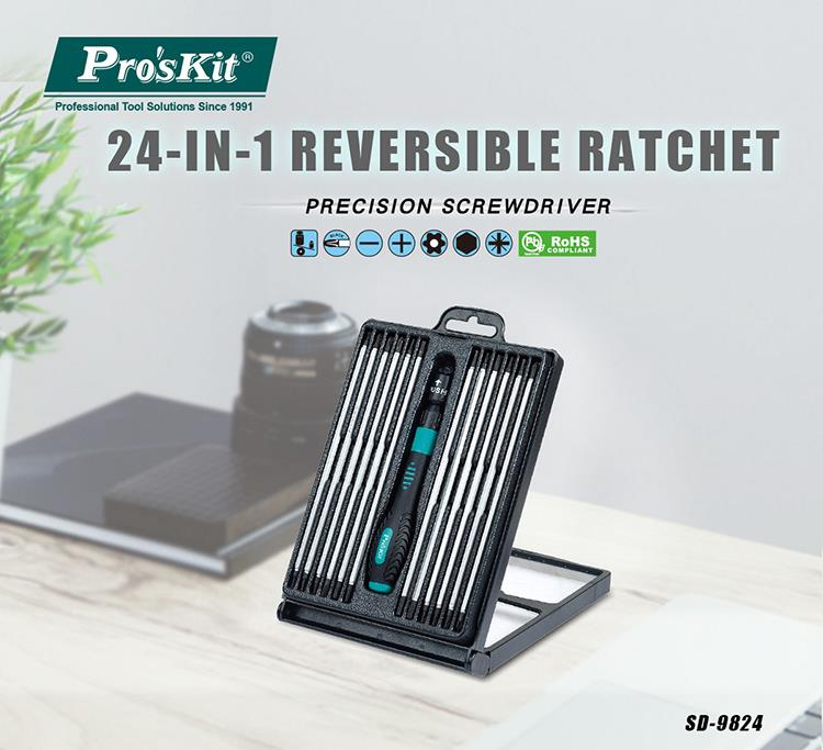 [HCM]Bộ vít Proskit SD-9824 (Đen)