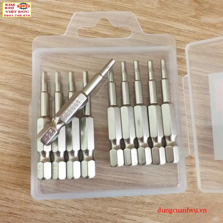 MŨI VÍT ĐẦU LỤC GIÁC H2.5 BROPPE