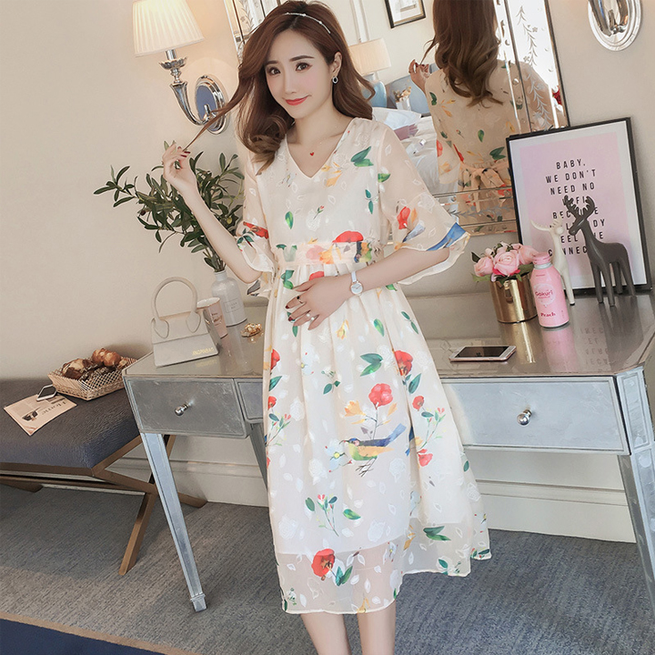 [HCM]Đầm bầu công sở cho bé bú sau sinh