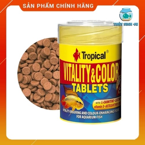 Tropical vitality color aquarium fish food-extract 100g