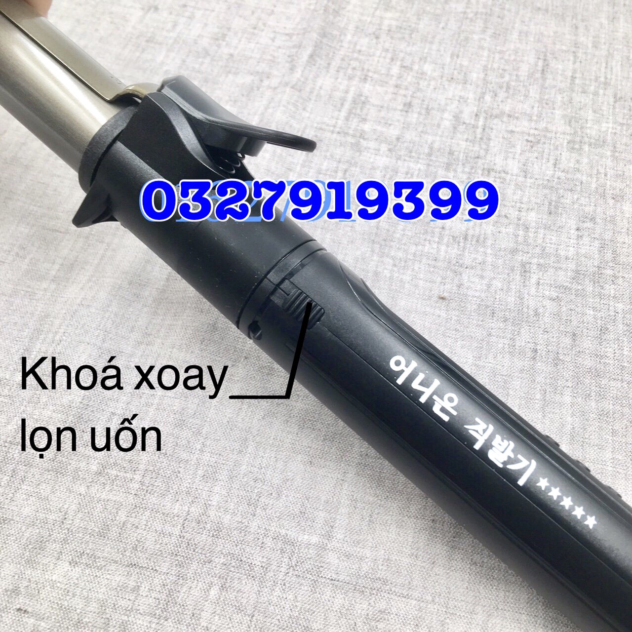PRO Máy uốn tóc xoay trục đủ size 9-32mm xoăn xù mì xoăn mì tôm chỉnh nhiệt 170-230°C chất liệu gốm ion âm bảo hành 3 tháng