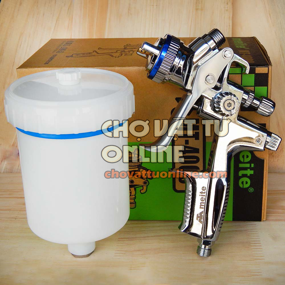 Súng phun sơn Meite cao cấp chính hãng MT4000 béc phun chuẩn 1.3mm chuyên phun màu phủ bóng ôtô, xe máy/ Chợ Vật Tư Online