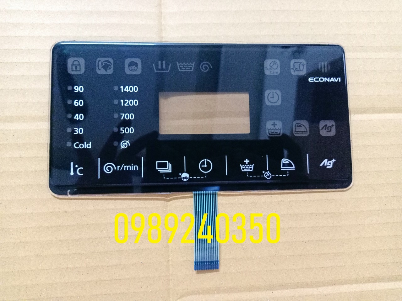 Mặt Kính Kèm Mạch Cảm Ứng Máy Giặt Panasonic Cửa Ngang