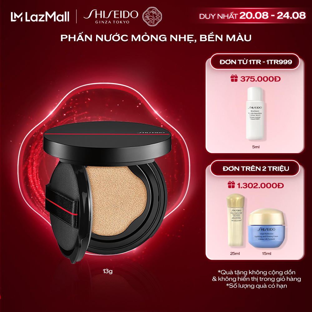 Phấn nước Shiseido Synchro Skin Self-Refreshing Cushion (Refill + Case)