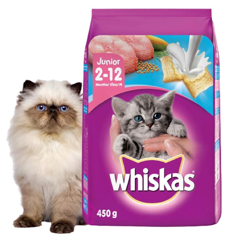 THỨC ĂN HẠT CHO MÈO CON VỊ CÁ BIỂN VÀ SỮA - WHISKAS JUNIOR
