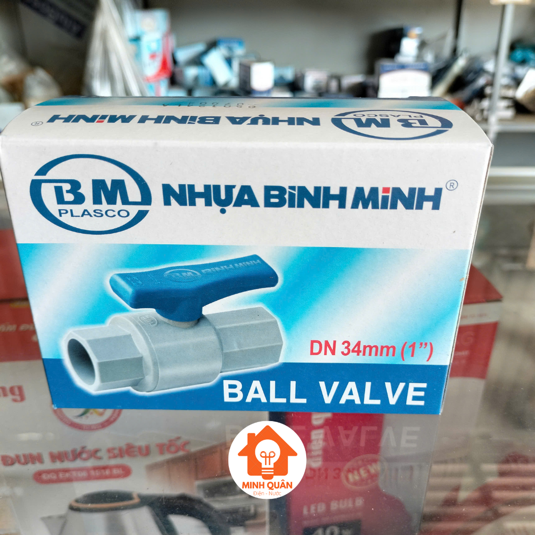 Van khóa ống nước phi 21, phi 27, phi 34 BÌNH MINH